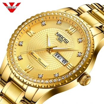 NIBOSI Brand Luxury Casual Watch Men Fashion Full Stainless Steel Lover Watch Waterproof Quartz Wristwatch Relogio Masculino
NIBOSI Brand Luxury Casual Watch Men Fashion Full Stainless Steel Lover Watch Waterproof Quartz Wristwatch Relogio Masculino