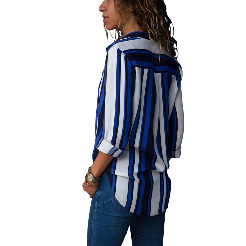 Blue-White-Striped-Long-Sleeve-Button-Down-Shirt-LC251153-105-2