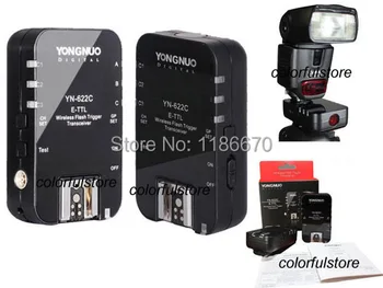 YN-622C YN622C YN-622 YN622 C YN 622C Wireless E-TTL Flash Trigger for Canon EOS 1100D 1000D 700D 550D 350D 60D 7D 5D2 5D II III
YN-622C YN622C YN-622 YN622 C YN 622C Wireless E-TTL Flash Trigger for Canon EOS 1100D 1000D 700D 550D 350D 60D 7D 5D2 5D II III