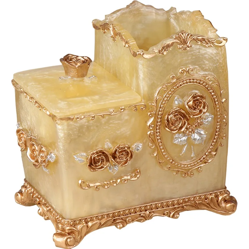 Desktop Receiving Box European Creative Luxury Simple Cosmetics Cotton Swab Multifunctional Cosmetic Brush Barrel Brush Cylinder
Desktop Receiving Box European Creative Luxury Simple Cosmetics Cotton Swab Multifunctional Cosmetic Brush Barrel Brush Cylinder