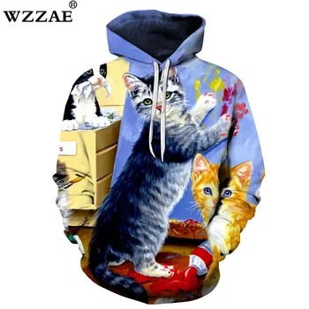 Cute Cat 3D Hoodies Men Women Brand Sweatshirts Unisex Printed Pullover Fashion Casual Tracksuits Male Coats Hooded Boy Jackets
Cute Cat 3D Hoodies Men Women Brand Sweatshirts Unisex Printed Pullover Fashion Casual Tracksuits Male Coats Hooded Boy Jackets