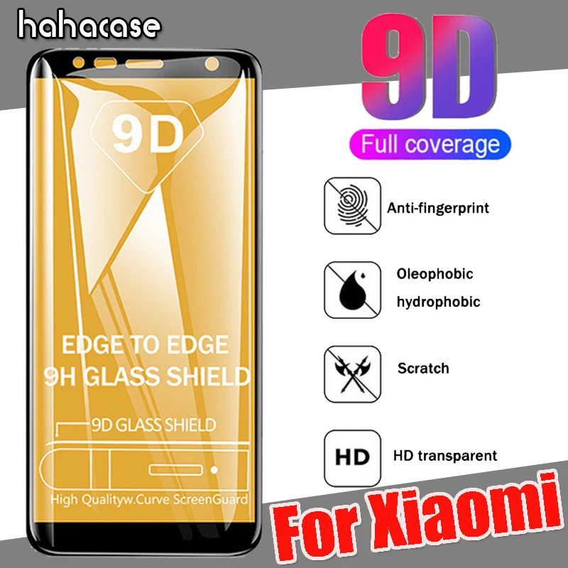 

10pcs 9D Full Cover Curved Tempered Glass Screen Protector For Xiaomi Redmi Note 7 6 Pro 6A GO Y2 S2 Anti-Scratch Guard Film