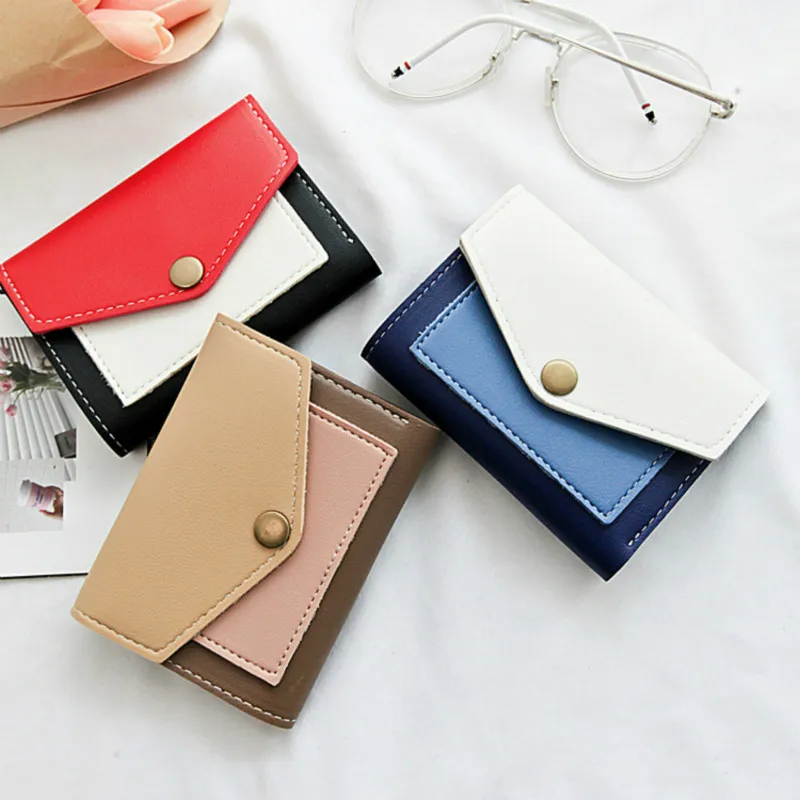 Fashion Top Quality Small Wallet PU Leather Purse Short Female Coin Wallet Hasp Clutch Coin Purse Credit Card Holder Banded Bag
Fashion Top Quality Small Wallet PU Leather Purse Short Female Coin Wallet Hasp Clutch Coin Purse Credit Card Holder Banded Bag