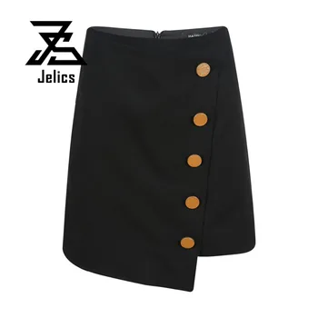 Jelics sreetwear basic casual skirt women ladies button midi waist solid black asymmetry mini retro skirt 2019 clothes
Jelics sreetwear basic casual skirt women ladies button midi waist solid black asymmetry mini retro skirt 2019 clothes