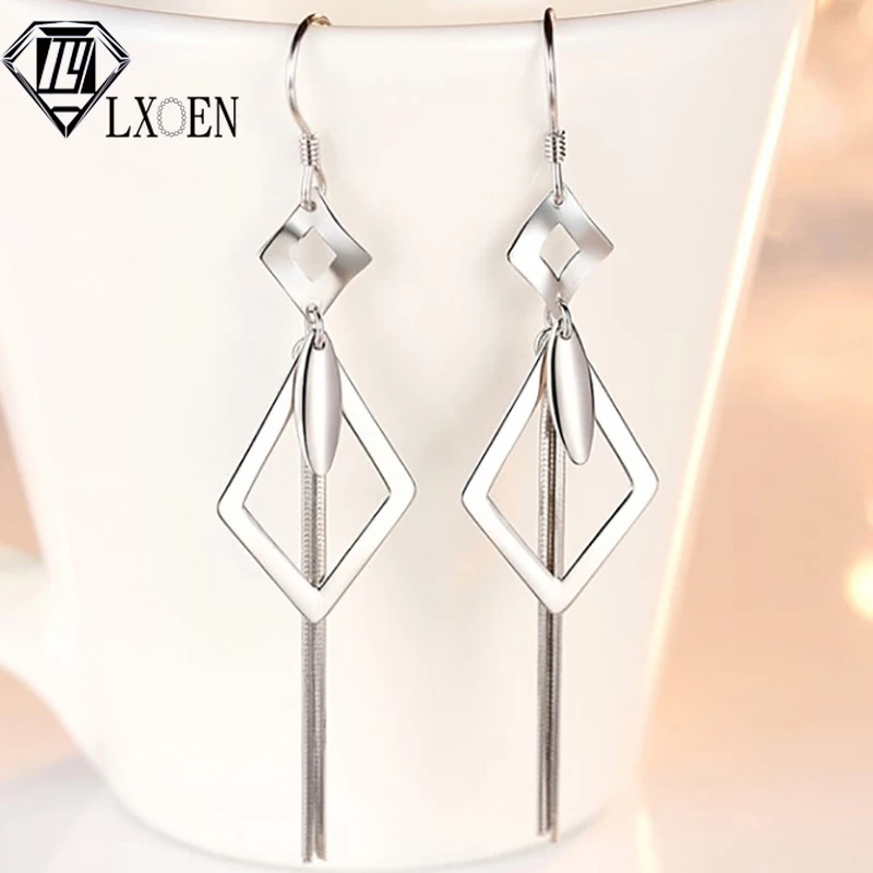 Fashion Simple Tassle Long Weddings Drop Earrings for Women with Square Zircon Dangle Earrings Party Jewelry Accessories
Fashion Simple Tassle Long Weddings Drop Earrings for Women with Square Zircon Dangle Earrings Party Jewelry Accessories