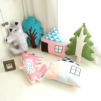 cute cartoon tree/house/frog/wolf/sheep pillow cushion kids room decorative car back cushion children throw pillow indoor sofa 
cute cartoon tree/house/frog/wolf/sheep pillow cushion kids room decorative car back cushion children throw pillow indoor sofa