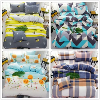 3/4 pcs Bedding Set Soft Cotton Kids Bedclothes King Queen Double Size Quilt Duvet Cover 1.5m 1.8m 2m Flat Sheet Bed Linens Beds
3/4 pcs Bedding Set Soft Cotton Kids Bedclothes King Queen Double Size Quilt Duvet Cover 1.5m 1.8m 2m Flat Sheet Bed Linens Beds