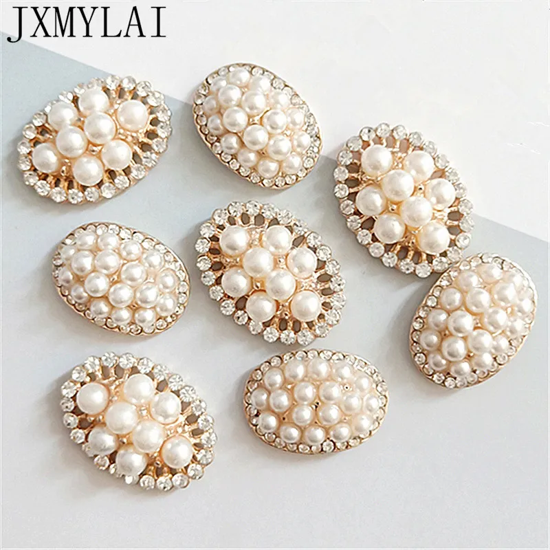 10 PCS Fashion Metal Alloy KC Gold Crystal Rhinestone Imitation Pearl Oval Connectors Charm For Jewelry Making
10 PCS Fashion Metal Alloy KC Gold Crystal Rhinestone Imitation Pearl Oval Connectors Charm For Jewelry Making