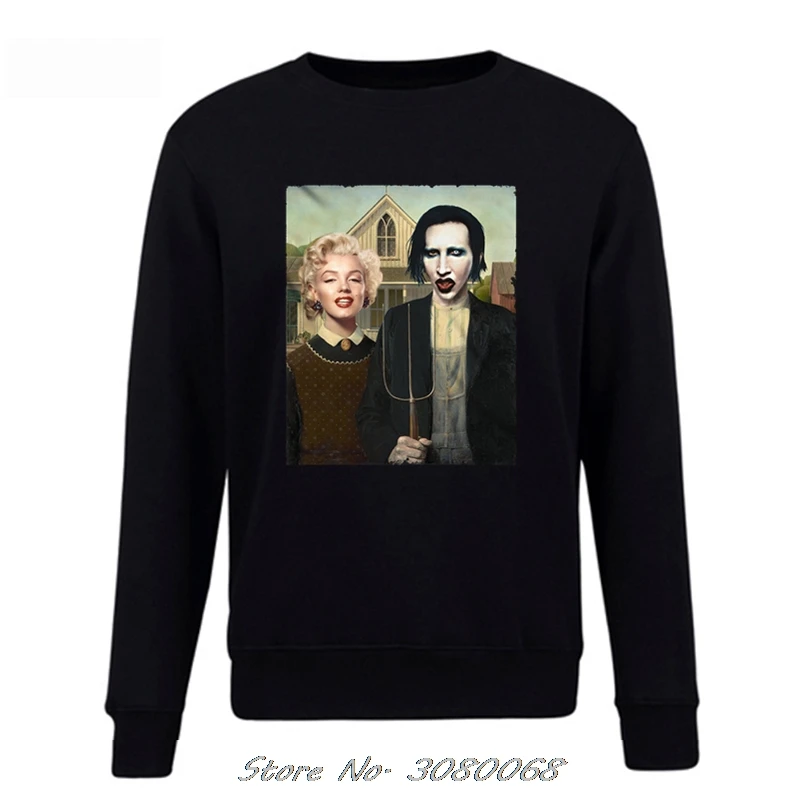 Marilyn Monroe Hoodies Manson Hooded American Gothic, Funny, Glamour, Pinup Men O-neck Fleece Sweatshirts Streetwear
Marilyn Monroe Hoodies Manson Hooded American Gothic, Funny, Glamour, Pinup Men O-neck Fleece Sweatshirts Streetwear