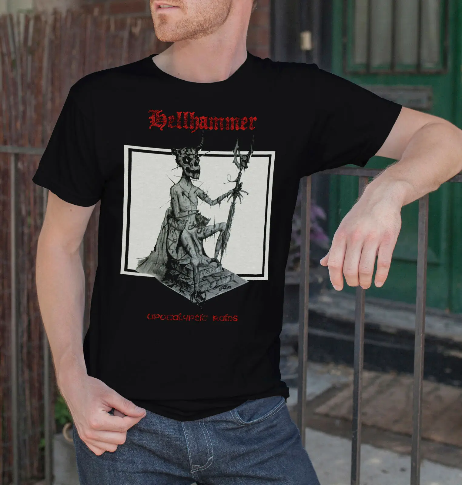 2019 Fashion Hellhammer Apocalyptic Raids Men T-Shirt Metal Band Tee Shirt Celtic Frost Venom Tee Hoodie
2019 Fashion Hellhammer Apocalyptic Raids Men T-Shirt Metal Band Tee Shirt Celtic Frost Venom Tee Hoodie