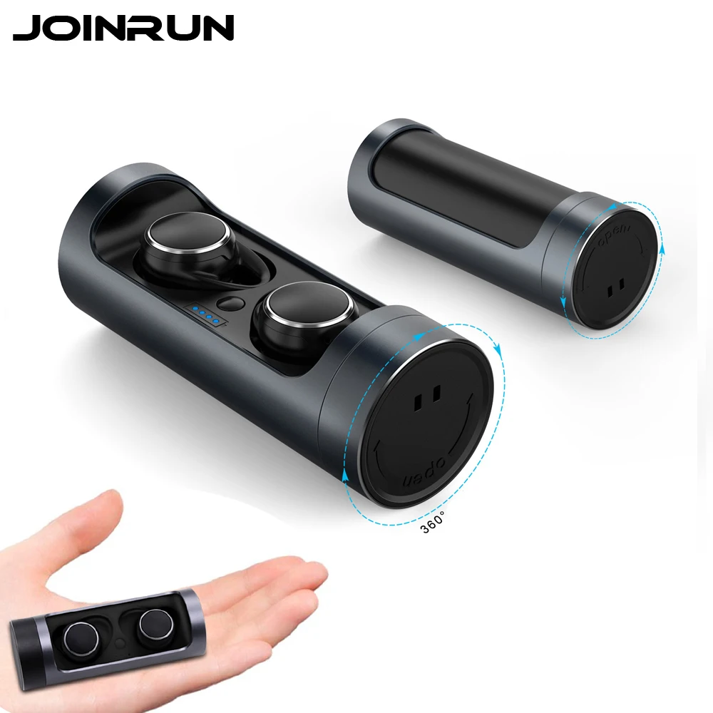 Joinrun TWS Wireless Bluetooth Headsets Dual Ear Wireless In-ear New waterproof Headsets with Charging Compartment
Joinrun TWS Wireless Bluetooth Headsets Dual Ear Wireless In-ear New waterproof Headsets with Charging Compartment