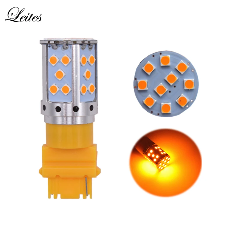 Leites 2pcs Amber Led DRL Turn Signal Light 3156 Canbus Led Brake Light Tail Rear Lights Turning Signal 12V-24V
Leites 2pcs Amber Led DRL Turn Signal Light 3156 Canbus Led Brake Light Tail Rear Lights Turning Signal 12V-24V