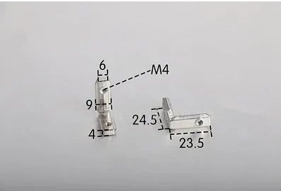 Angle groove connector 1515 aluminum profile straight code l-type internal include M4 screws
Angle groove connector 1515 aluminum profile straight code l-type internal include M4 screws