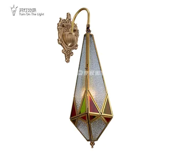 European style copper wall lamp simple bedside lamp American entrance hallway full copper wall lamp TV wall lamp
European style copper wall lamp simple bedside lamp American entrance hallway full copper wall lamp TV wall lamp
