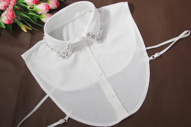 2017 collar commuting white bead flower round necktie Lace half saiving shirt bead half saving collar acrylic women
2017 collar commuting white bead flower round necktie Lace half saiving shirt bead half saving collar acrylic women