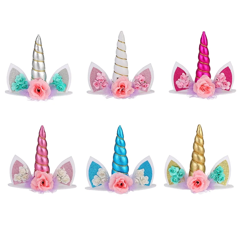 New Unicorn Horns Cake Topper Decor Halloween Birthday Party Event Supplies Kids Birthday Cake Decoration Gift
New Unicorn Horns Cake Topper Decor Halloween Birthday Party Event Supplies Kids Birthday Cake Decoration Gift