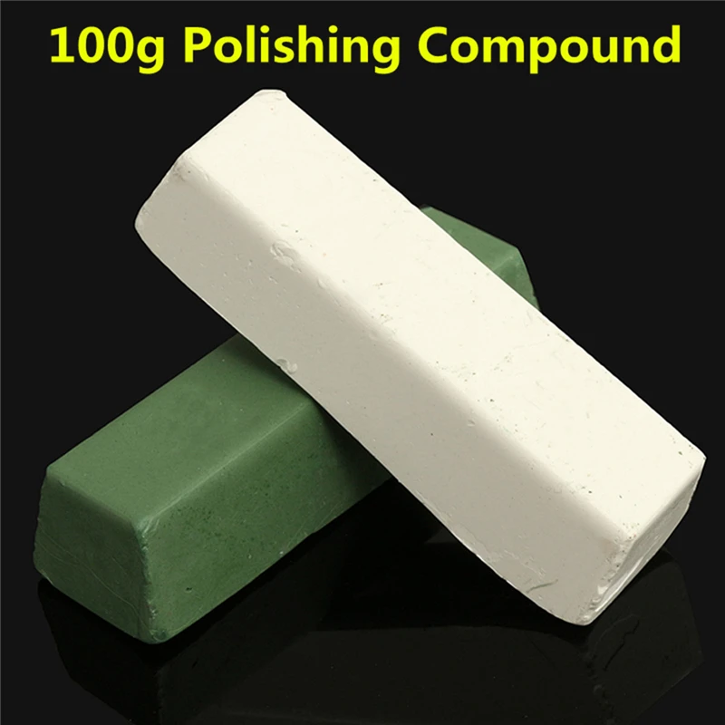 1PC 100g Polishing Paste/Wax Polishing Compounds For High Lustre Finishing On Steels Hard Metals Durale Quality White or Green
1PC 100g Polishing Paste/Wax Polishing Compounds For High Lustre Finishing On Steels Hard Metals Durale Quality White or Green