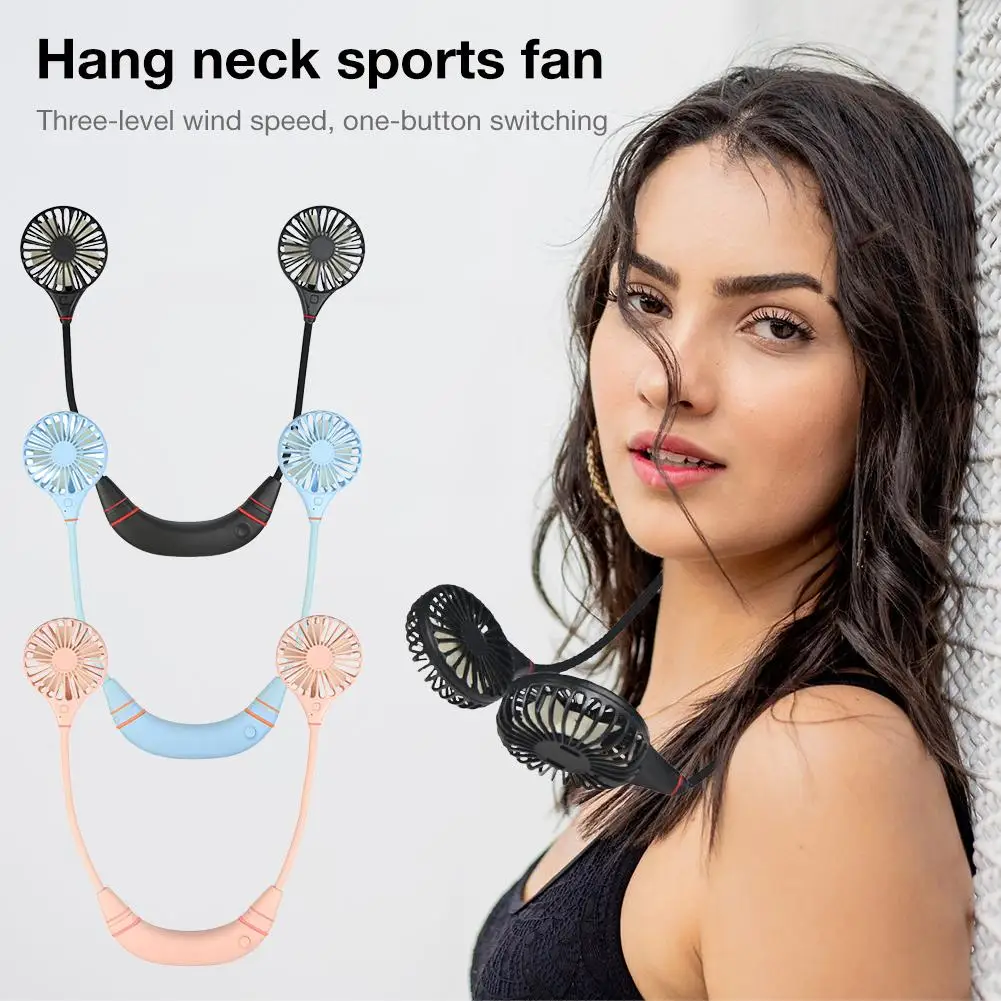 2019 WL-777 Multi-function Hanging Neck Fan Three-level Speed USB Charging Silent Fan Outdoor Cooling Fan Hang Neck Sports Fan
2019 WL-777 Multi-function Hanging Neck Fan Three-level Speed USB Charging Silent Fan Outdoor Cooling Fan Hang Neck Sports Fan