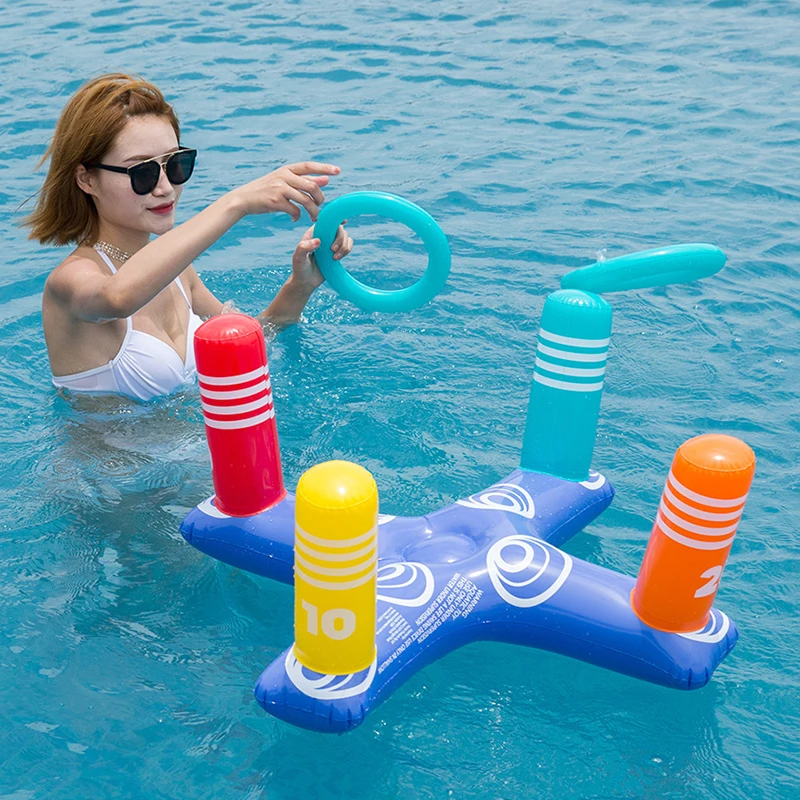 Summer Swimming Pool Inflatable Lap Game Toy Water Throwing Ring Throwing Ring Game Inflatable Summer Toy To Friends Cool Gift
Summer Swimming Pool Inflatable Lap Game Toy Water Throwing Ring Throwing Ring Game Inflatable Summer Toy To Friends Cool Gift