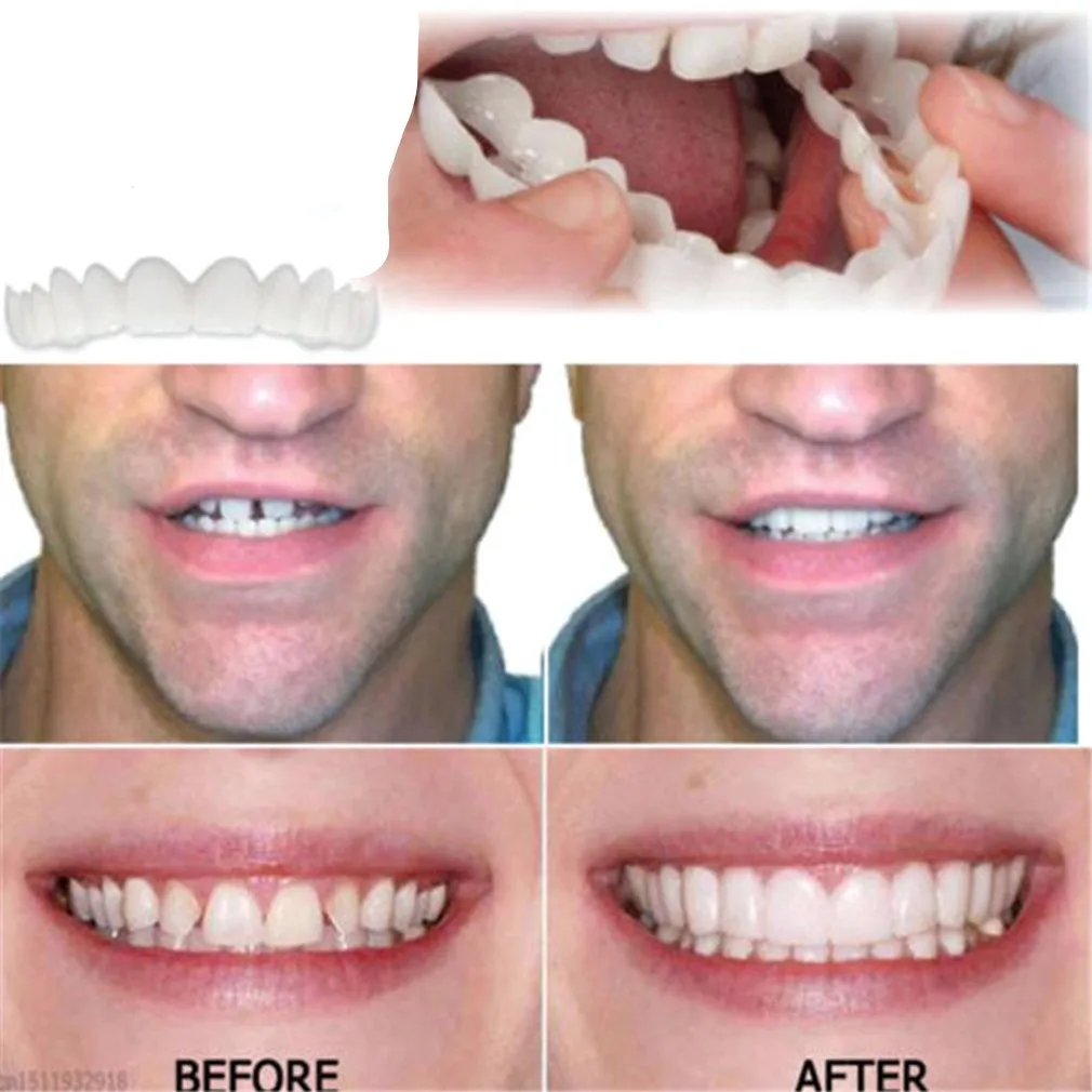 Practical Design Men Women Tooth Instant Smile Comfort Fit Flex Teeth Fits Whitening Smile False Teeth Cover
Practical Design Men Women Tooth Instant Smile Comfort Fit Flex Teeth Fits Whitening Smile False Teeth Cover