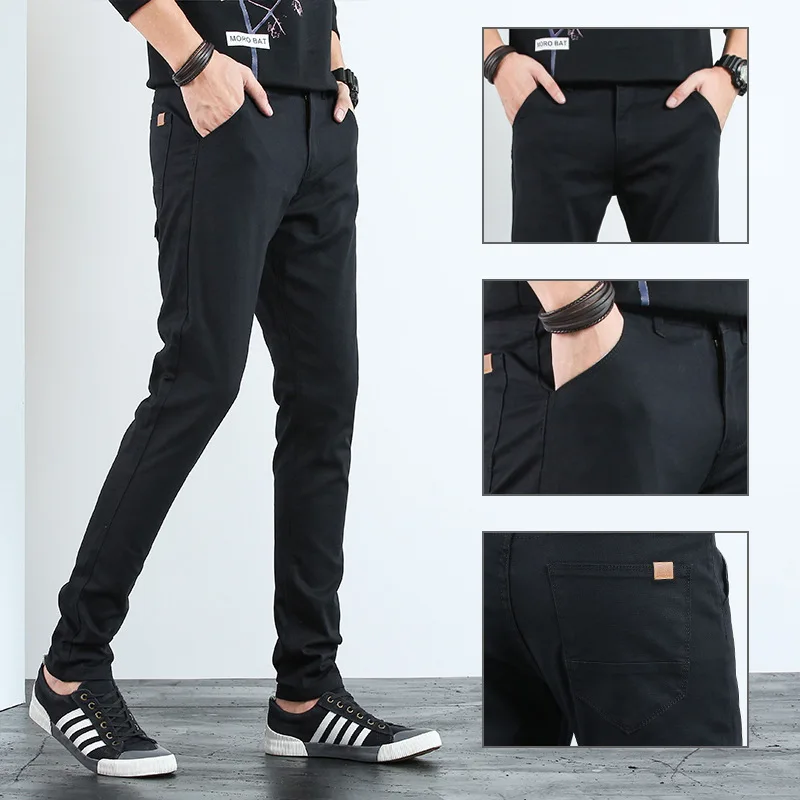 New Casual Pants Men Cotton Slim Fit Chinos Fashion Trousers Male Brand Clothing Plus Size Fashionable Pure Color Trousers
New Casual Pants Men Cotton Slim Fit Chinos Fashion Trousers Male Brand Clothing Plus Size Fashionable Pure Color Trousers