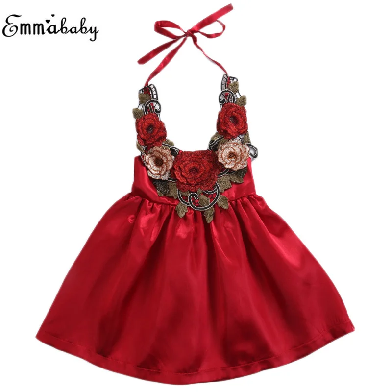 Toddler Kids Baby Girl Clothes Girls 3D Flowers Halter Dress Formal Sleeveless Dresses Red White A Line Sundress
Toddler Kids Baby Girl Clothes Girls 3D Flowers Halter Dress Formal Sleeveless Dresses Red White A Line Sundress