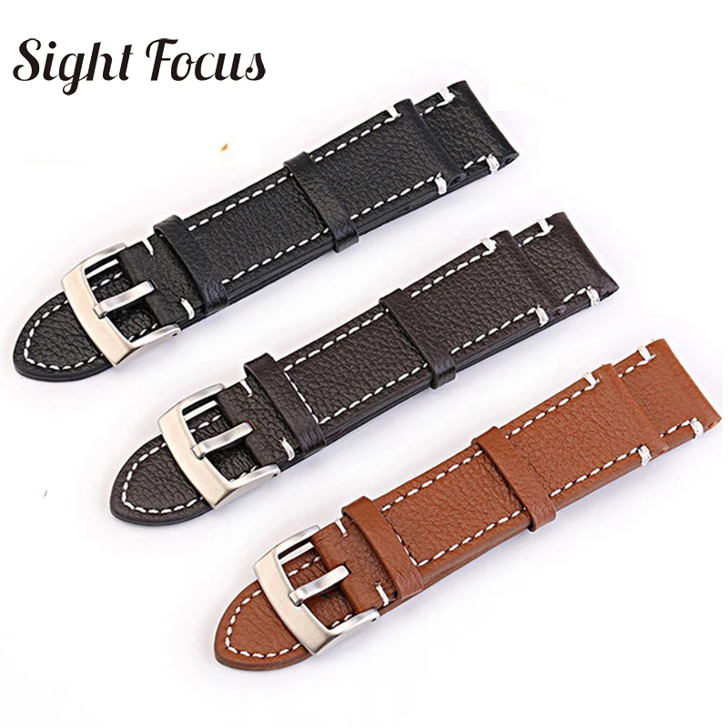 24MM Leather Watchband for Suunto 9 Ambit 3 Vertical strap Spartan Sport HR Watch Band Steel Buckle Wrist Traverse Strap
24MM Leather Watchband for Suunto 9 Ambit 3 Vertical strap Spartan Sport HR Watch Band Steel Buckle Wrist Traverse Strap