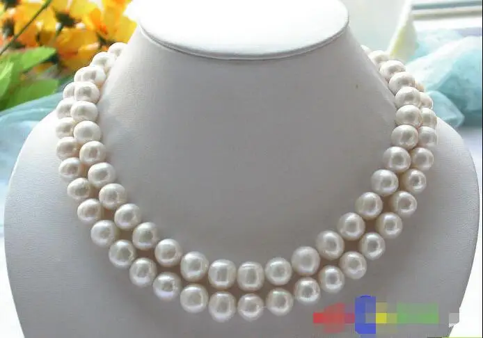 FREE SHIPPING HOT sell new Style >>>>AA+ 2ROW 12mm ROUND WHITE FRESHWATER PEARL NECKLACE
FREE SHIPPING HOT sell new Style >>>>AA+ 2ROW 12mm ROUND WHITE FRESHWATER PEARL NECKLACE
