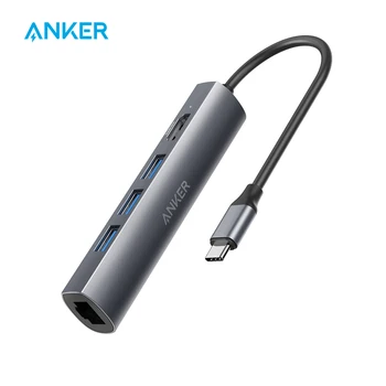 Anker USB C Hub, 5-in-1 USB C Adapter with 4K USB C to HDMI,Ethernet Port,3 USB 3.0 Ports,for MacBook,ChromeBook,XPS and More
Anker USB C Hub, 5-in-1 USB C Adapter with 4K USB C to HDMI,Ethernet Port,3 USB 3.0 Ports,for MacBook,ChromeBook,XPS and More