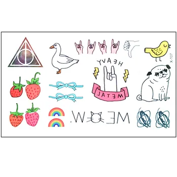 Waterproof Temporary Tattoo Sticker on body art cartoon tattoo finger Water Transfer flash tattoo fake tattoo for girl boy 107
Waterproof Temporary Tattoo Sticker on body art cartoon tattoo finger Water Transfer flash tattoo fake tattoo for girl boy 107