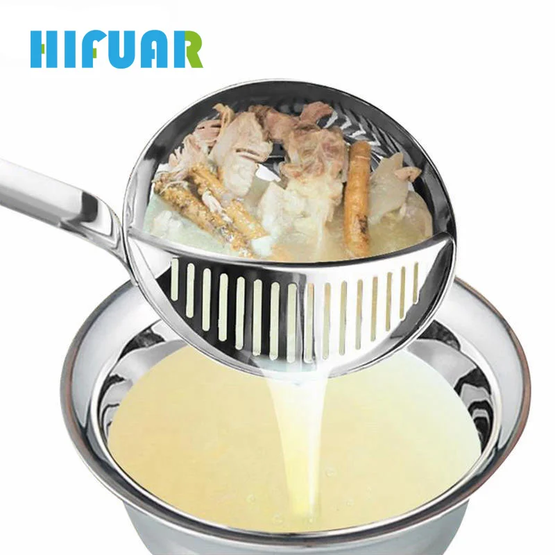 Hifuar 2 in 1 Stainless Steel Spoon Hot Pot Soup Spoons Long Handle Porridge Spoons with Filter Kitchen Colander Tools Utensils
Hifuar 2 in 1 Stainless Steel Spoon Hot Pot Soup Spoons Long Handle Porridge Spoons with Filter Kitchen Colander Tools Utensils