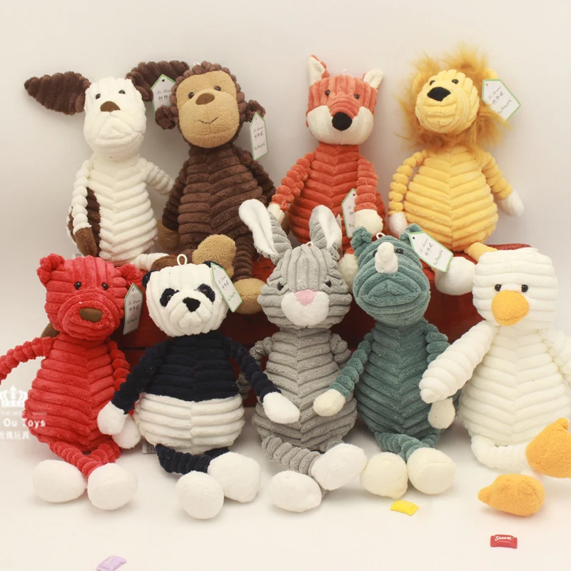 Cute Striped Baby Elephant Bear Fox Pig Rabbit Panda Duck Monkey Soft Stuffed Doll Torest Animal Plush Toy Comfort Toy Girl Gift
Cute Striped Baby Elephant Bear Fox Pig Rabbit Panda Duck Monkey Soft Stuffed Doll Torest Animal Plush Toy Comfort Toy Girl Gift