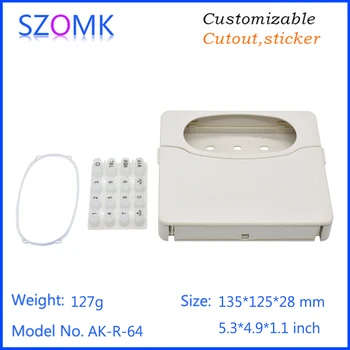 10pcs a lot abs plastic access control electronics enclosure distribution box customizable plastic housing box 135*125*28mm 
10pcs a lot abs plastic access control electronics enclosure distribution box customizable plastic housing box 135*125*28mm