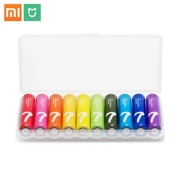 Original mihome XIAOMI ZMI ZI7 10pcs AAA Alkaline Battery Rainbow Disposable Batteries Kit for Mouse Controller Keyboard Toys
Original mihome XIAOMI ZMI ZI7 10pcs AAA Alkaline Battery Rainbow Disposable Batteries Kit for Mouse Controller Keyboard Toys