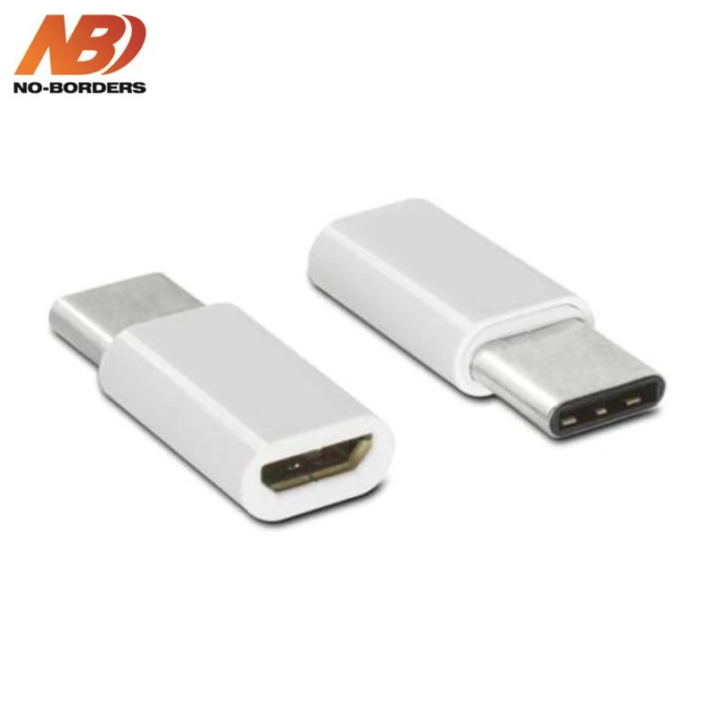 

NO-BORDERS USB Adapter USB C Type-C to Micro USB OTG Cable Type C True Female Converter for Macbook Huawei P20 pro OTG Adapter