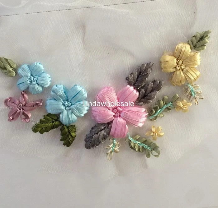 High-grade ribbon embroidery flowers collar flower shoulder decoration clothing accessories skirt shoes decoration,2pcs/lot
High-grade ribbon embroidery flowers collar flower shoulder decoration clothing accessories skirt shoes decoration,2pcs/lot