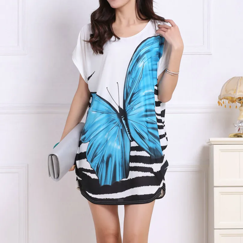 2018 summer new women T Shirt Dress Plus Size mini dress short sleeve Loose Casual butterfly tunic dresses large big XL-5XL
2018 summer new women T Shirt Dress Plus Size mini dress short sleeve Loose Casual butterfly tunic dresses large big XL-5XL