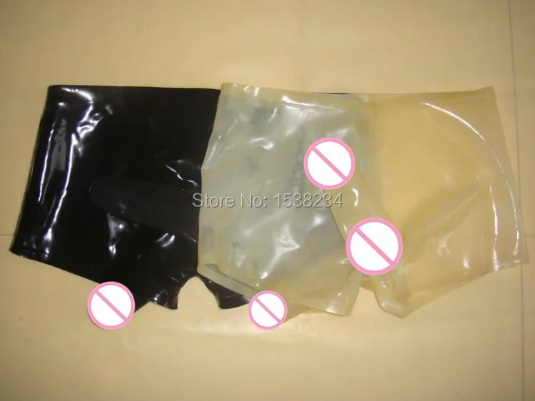 Men Latex Rubber Boxer With Two Condom Customized
