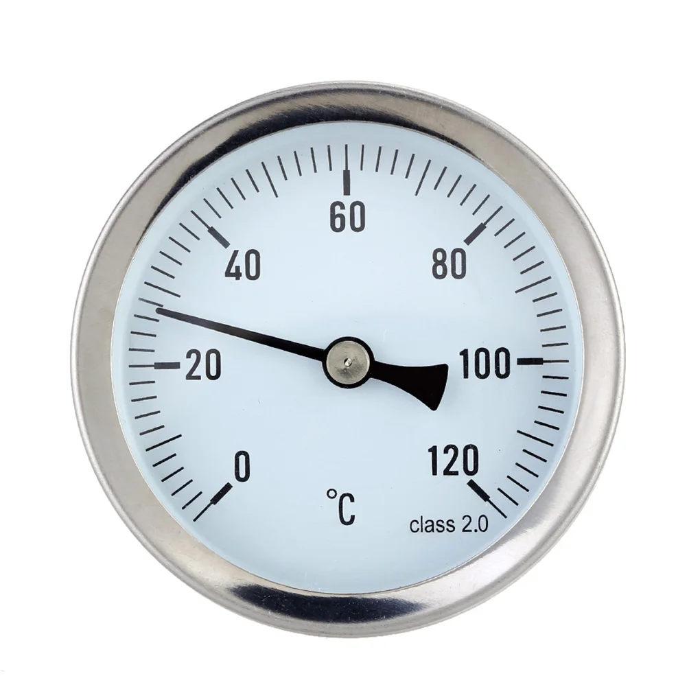 Water-proof 0-120degree Aluminum Hot Water Pipe Thermometer Pipe Hot Water Heating 63mm Dial Temp Gauge
Water-proof 0-120degree Aluminum Hot Water Pipe Thermometer Pipe Hot Water Heating 63mm Dial Temp Gauge