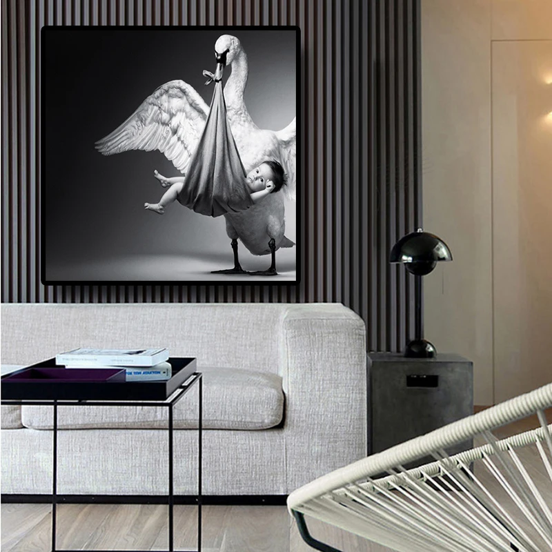 Cuadros Swan Black and White Baby Posters And Prints Wall Art Canvas Painting Scandinavian Nursery Baby Nordic Style Kids Decor
Cuadros Swan Black and White Baby Posters And Prints Wall Art Canvas Painting Scandinavian Nursery Baby Nordic Style Kids Decor