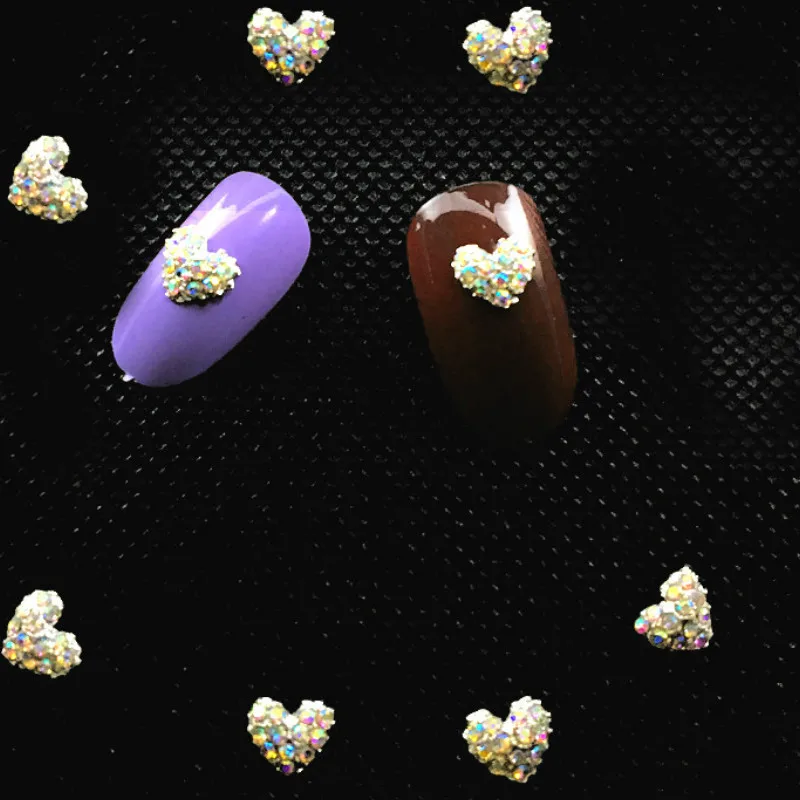 15Pcs Heart Nail Art Decoration 3d Kawaii Nail Rhinestone Ab Crystal Jewelry Dekors Charms Metal Charms Nailart Supplies Studs
15Pcs Heart Nail Art Decoration 3d Kawaii Nail Rhinestone Ab Crystal Jewelry Dekors Charms Metal Charms Nailart Supplies Studs