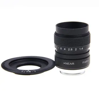 Fujian 25mm F1.4 CCTV TV lens + C Mount for Micro 4/3 m4/3 for Panasonic GX85 GX8 GX7 GX7K GH5 GH4 G10 G7 G7K G7H GF7 GF8 GF9
Fujian 25mm F1.4 CCTV TV lens + C Mount for Micro 4/3 m4/3 for Panasonic GX85 GX8 GX7 GX7K GH5 GH4 G10 G7 G7K G7H GF7 GF8 GF9