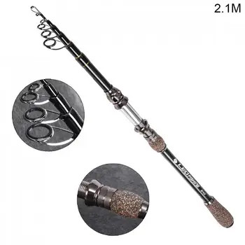 2.1m Carbon 5 Section Telescopic Ultra Light Travel Carbon Fiber Fishing Pole Lure Tackle Lure Fishing Rod Spinning Rod
2.1m Carbon 5 Section Telescopic Ultra Light Travel Carbon Fiber Fishing Pole Lure Tackle Lure Fishing Rod Spinning Rod