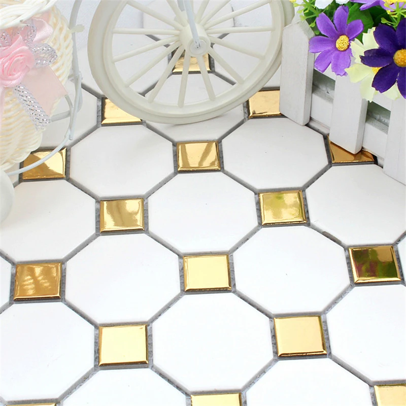 Glossy Gold Matt White Ceramic mosaic, Bathroom kitchen washroom Anti-slip floor tile Wall tile, Exterior decoration tile
Glossy Gold Matt White Ceramic mosaic, Bathroom kitchen washroom Anti-slip floor tile Wall tile, Exterior decoration tile