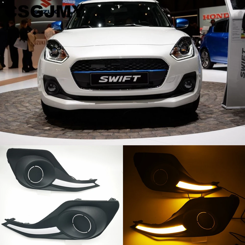 CSGJMY 2PCS LED Daytime Running Light For Suzuki Swift 2017 2018 2019 Car Accessories Waterproof 12V DRL Fog Lamp Decoration
CSGJMY 2PCS LED Daytime Running Light For Suzuki Swift 2017 2018 2019 Car Accessories Waterproof 12V DRL Fog Lamp Decoration