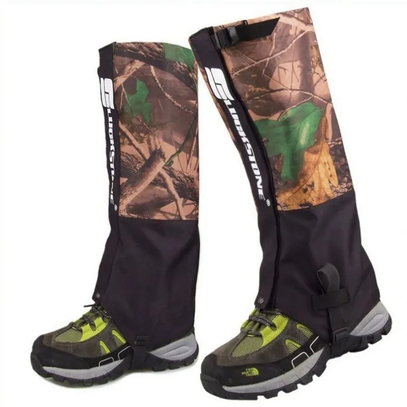 Waterproof Ski Leggings Windproof Skiing Leg hunting pants Cover for Outdoor Hiking Walking Climbing Hunting Snow Sleeves | Спорт и