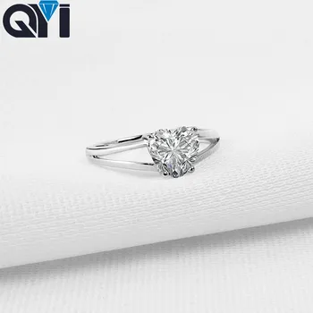 QYI Halo Ring 1. ct Heart Cut 925 Sterling Silver Jewelry Women Engagement Jewelry Zircon Wedding Rings Gift High-end silverware
QYI Halo Ring 1. ct Heart Cut 925 Sterling Silver Jewelry Women Engagement Jewelry Zircon Wedding Rings Gift High-end silverware