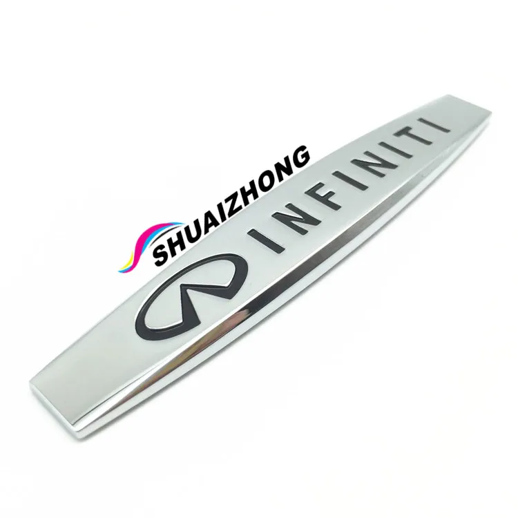 2pcs Infiniti car Styling auto Accessories 3D Metal logo Badge Car Side Fender Emblem Sticker car Rear Bumper Trunk Badge Decals
2pcs Infiniti car Styling auto Accessories 3D Metal logo Badge Car Side Fender Emblem Sticker car Rear Bumper Trunk Badge Decals