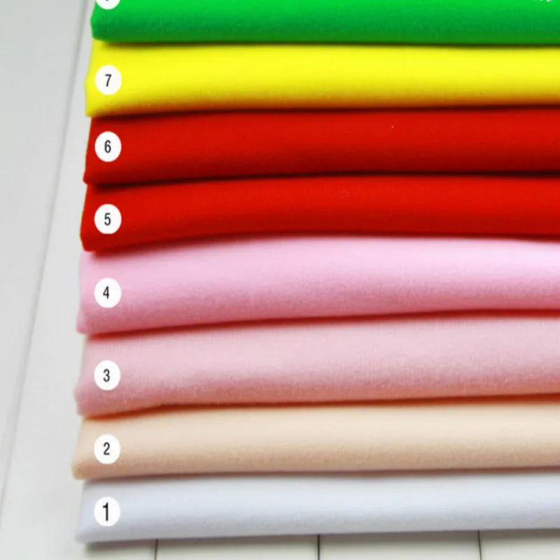 Solid Colors Polyester Loop Fleece Fabric Brushed Velboa Velvet Knit for Patchwork Sewing Plush Felt Cloth DIY Stuff Toy Fabric
Solid Colors Polyester Loop Fleece Fabric Brushed Velboa Velvet Knit for Patchwork Sewing Plush Felt Cloth DIY Stuff Toy Fabric