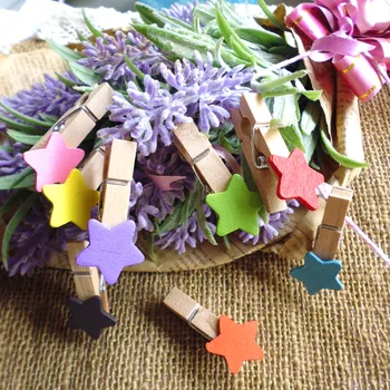 Wholesale 160pcs Lovely Colorful Star Wooden Cartoon Photo Clips Star Shape Wooden Pegs Bag Clip For Party Deco
Wholesale 160pcs Lovely Colorful Star Wooden Cartoon Photo Clips Star Shape Wooden Pegs Bag Clip For Party Deco